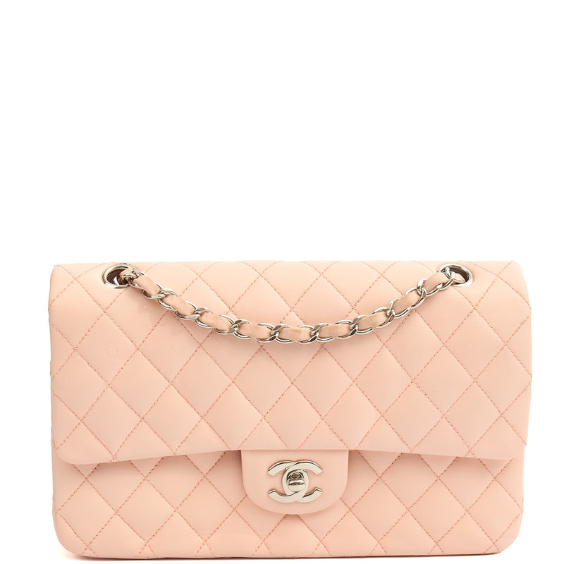 Picture of Chanel Shoulder Bag Classic Double Flap - Medium in Pink, Calfskin Leather
