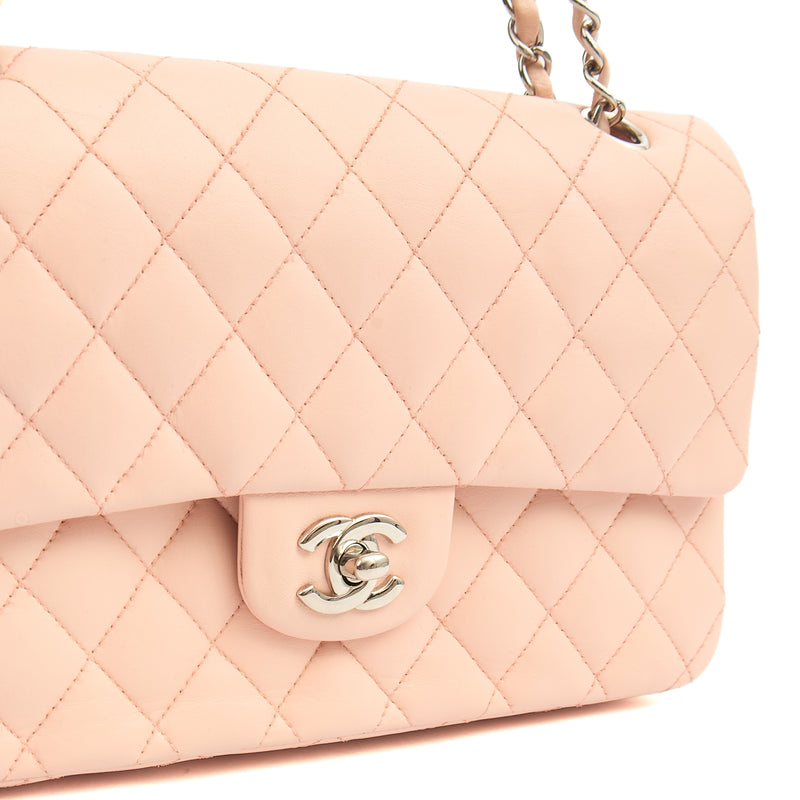 Picture of Chanel Shoulder Bag Classic Double Flap - Medium in Pink, Calfskin Leather