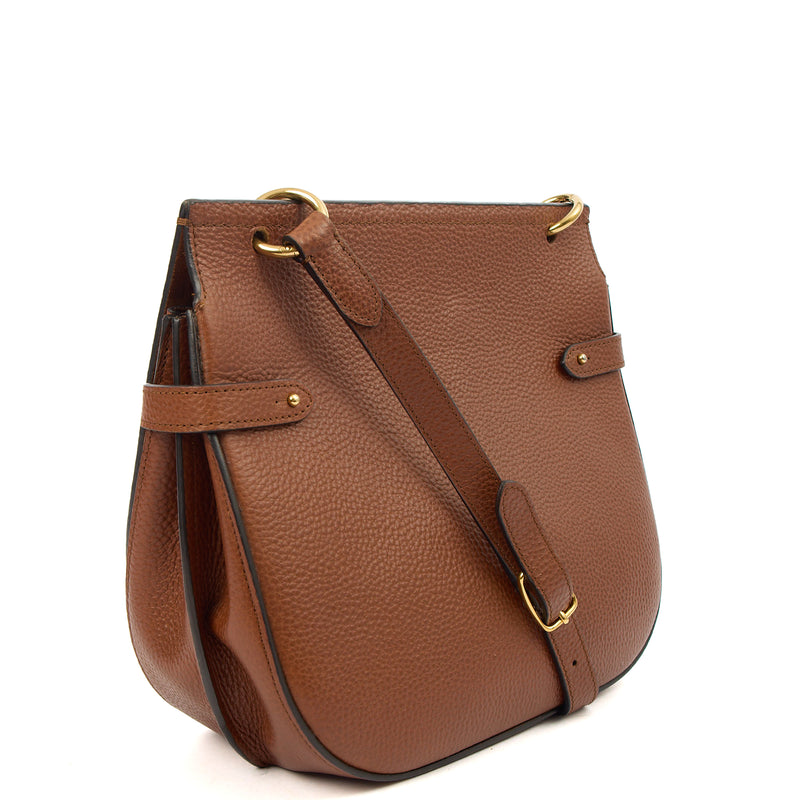Picture of Mulberry Cross Body Amberley in Oak, Calfskin Leather