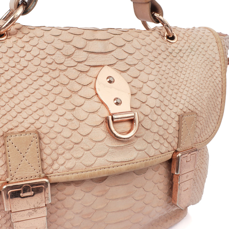Picture of Mulberry Tote Tillie Satchel  in Pink, Exotic Effect Leather