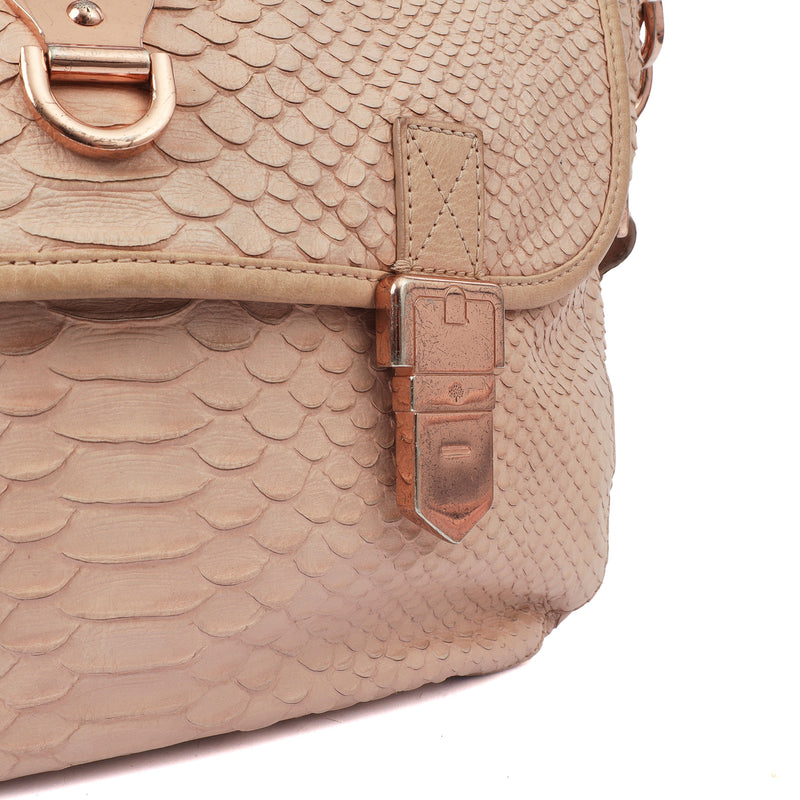 Picture of Mulberry Tote Tillie Satchel  in Pink, Exotic Effect Leather