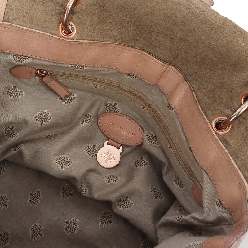 Picture of Mulberry Tote Tillie Satchel  in Pink, Exotic Effect Leather