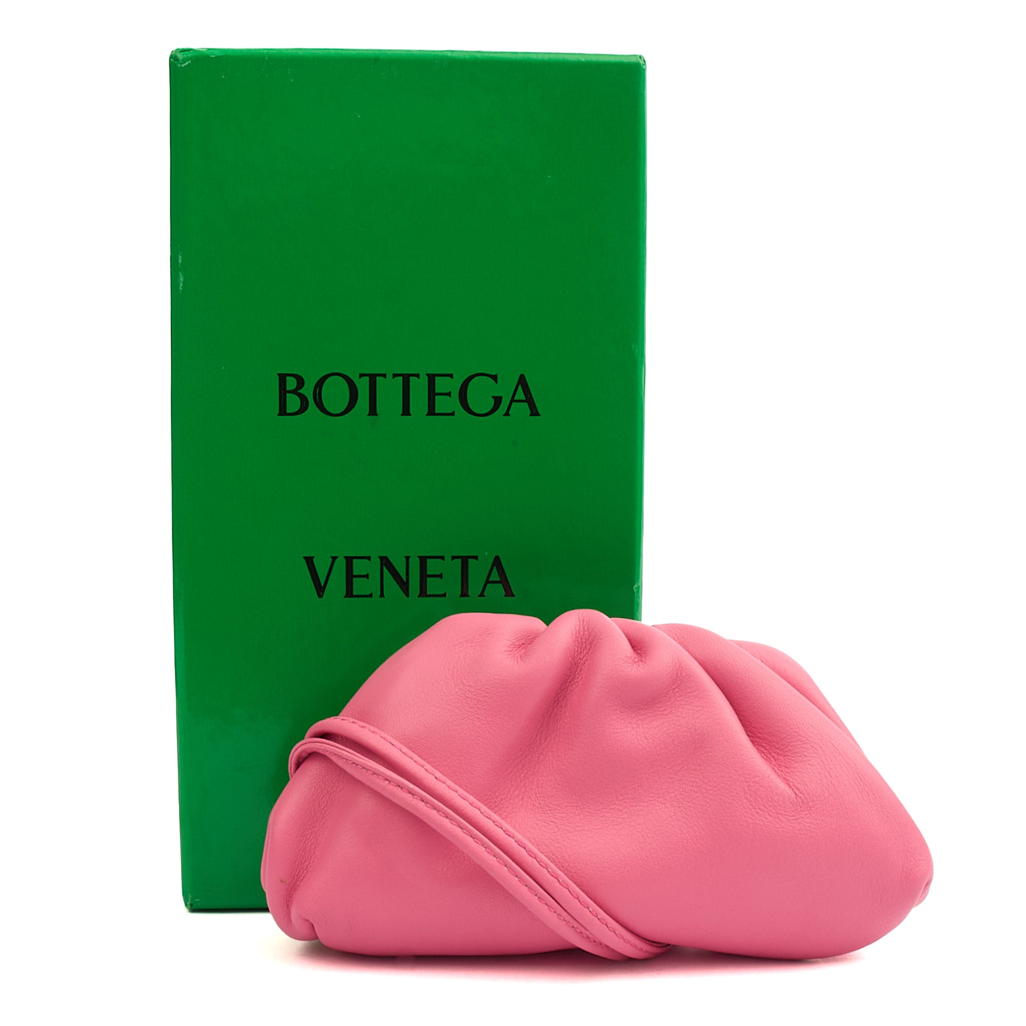 Bottega Veneta Mini Bag The Pouch - Mini in Pink, Leather | The