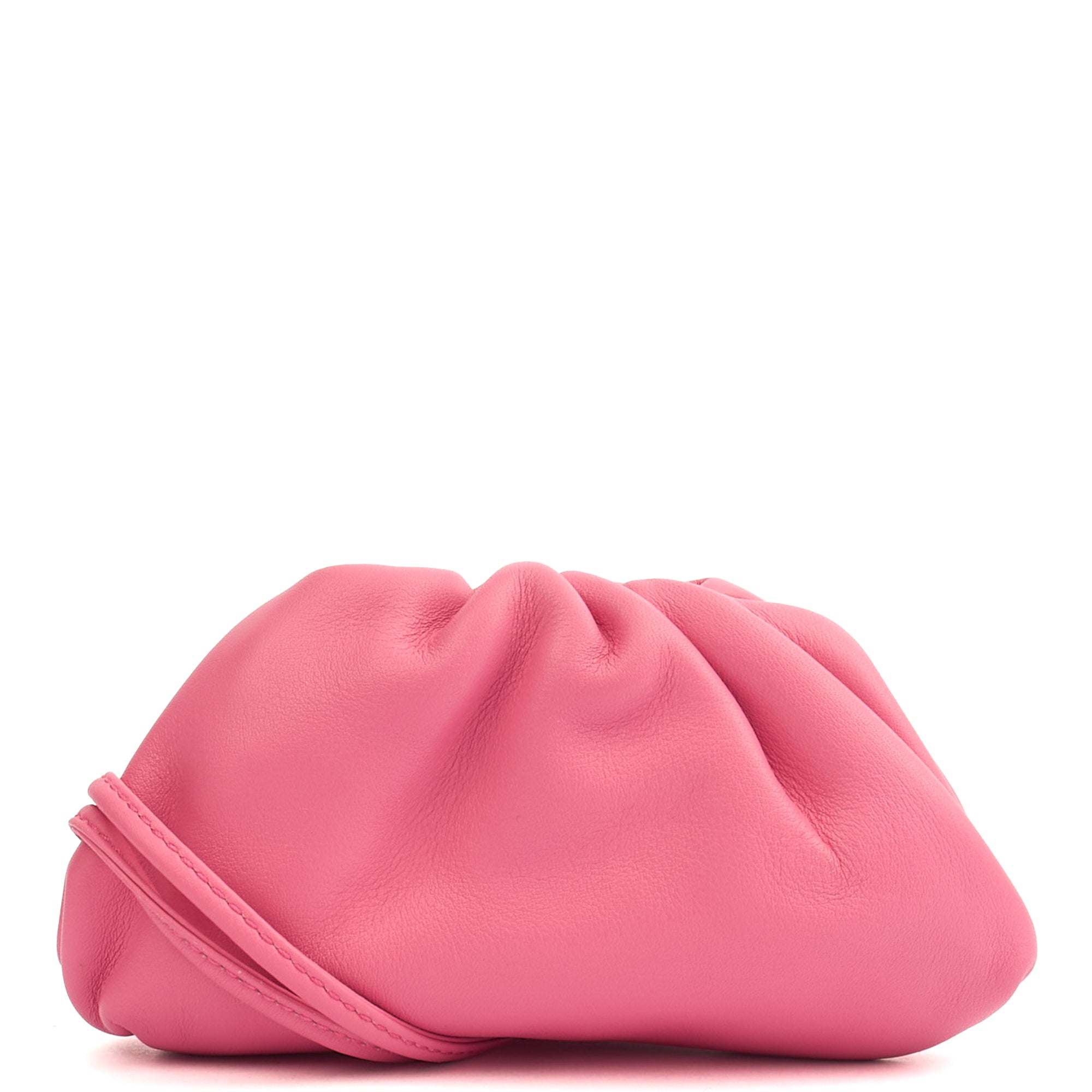 BOTTEGA VENETA ピンク ケース Bottega Veneta Mini Bag The Pouch - Mini in Pink, Leather | The
