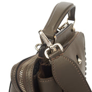 Picture of Fendi Tote Dot Com in Grey, Leather