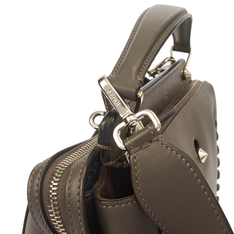 Picture of Fendi Tote Dot Com in Grey, Leather