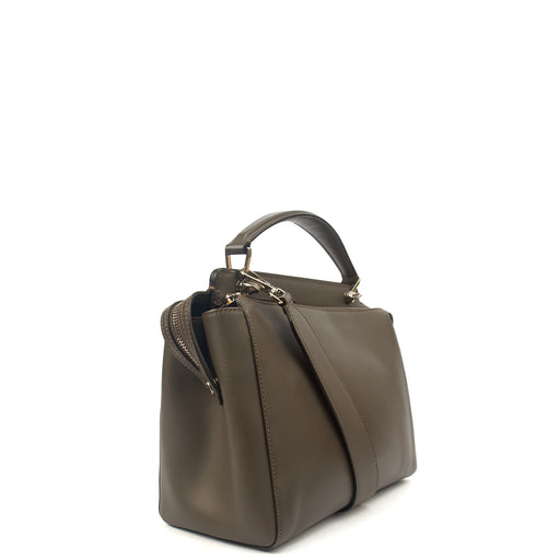 Picture of Fendi Tote Dot Com in Grey, Leather