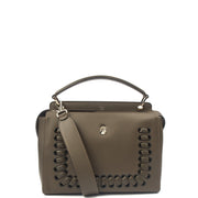 Picture of Fendi Tote Dot Com in Grey, Leather
