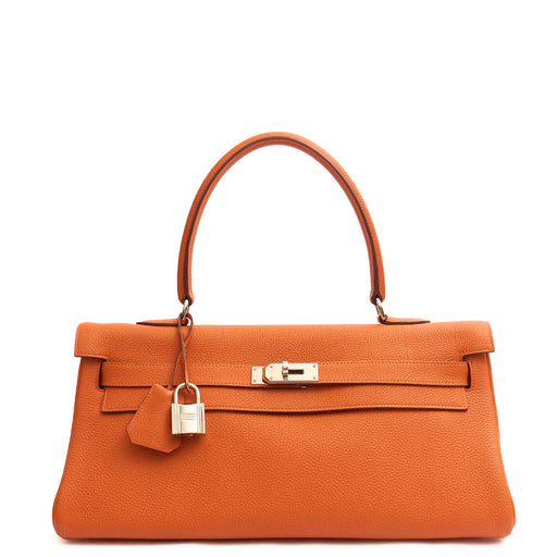 Picture of Hermes Shoulder Bag JPG Shoulder Kelly in Classic Orange, Togo Leather