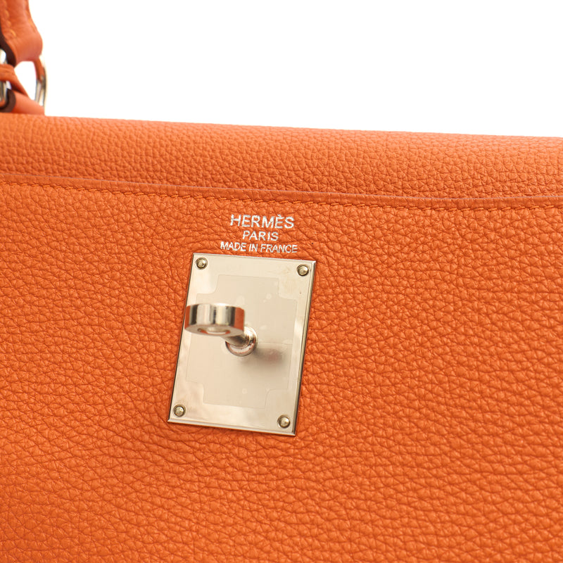 Picture of Hermes Shoulder Bag JPG Shoulder Kelly in Classic Orange, Togo Leather