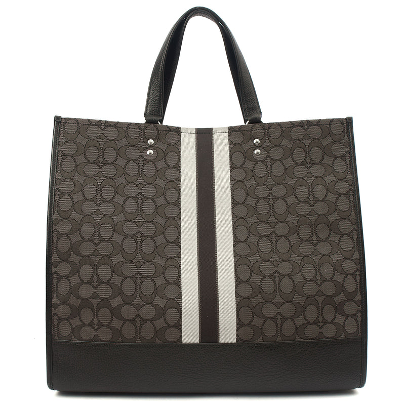 Picture of Coach Tote Dempsey Bucket in Grey, Leather