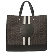 Picture of Coach Tote Dempsey Bucket in Grey, Leather