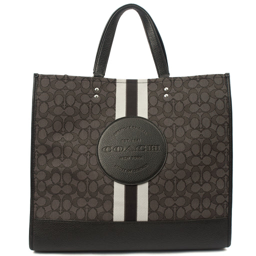 Picture of Coach Tote Dempsey Bucket in Grey, Leather