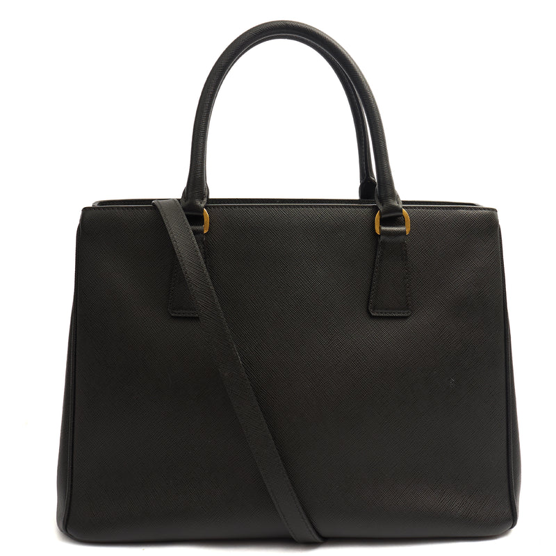 Picture of Prada Tote Galleria - Medium Double Zip Tote in Black, Leather