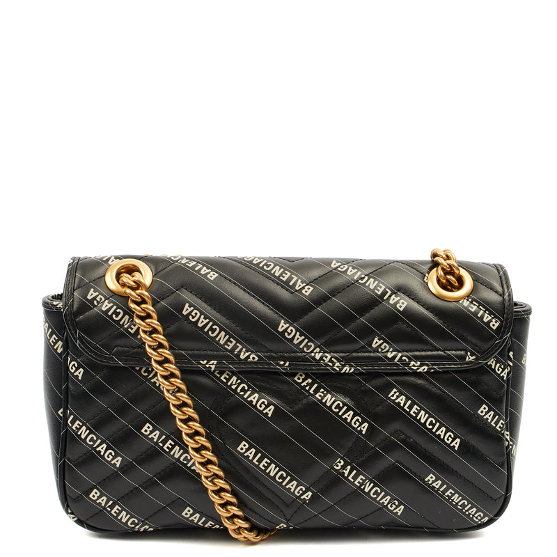 Picture of Gucci Shoulder Bag Marmont Shoulder Flap Bag - Medium in Black, Leather