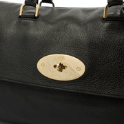 Picture of Mulberry Tote Del Rey in Black, Calfskin Leather
