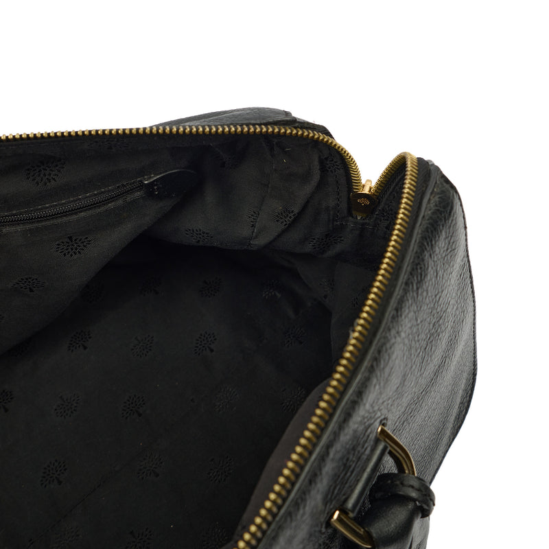 Picture of Mulberry Tote Del Rey in Black, Calfskin Leather