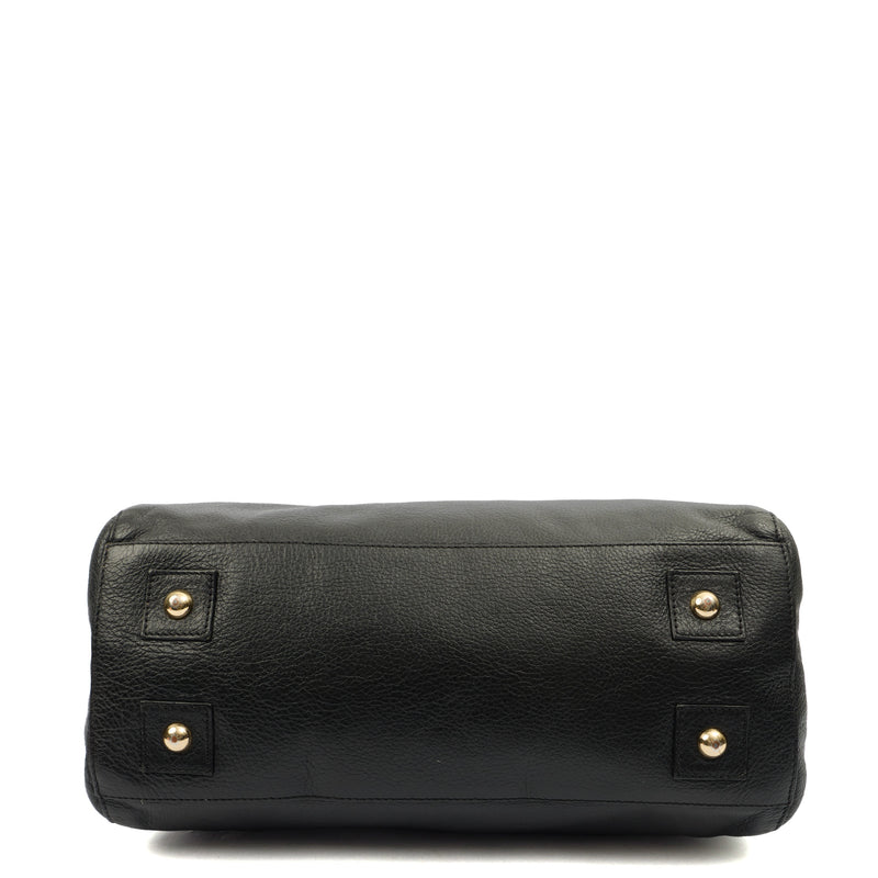 Picture of Mulberry Tote Del Rey in Black, Calfskin Leather