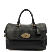 Picture of Mulberry Tote Del Rey in Black, Calfskin Leather