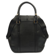 Picture of Burberry Top Handle Orchard Bowling Bag- Medium in Black, Leather