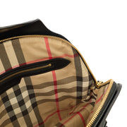 Picture of Burberry Top Handle Orchard Bowling Bag- Medium in Black, Leather
