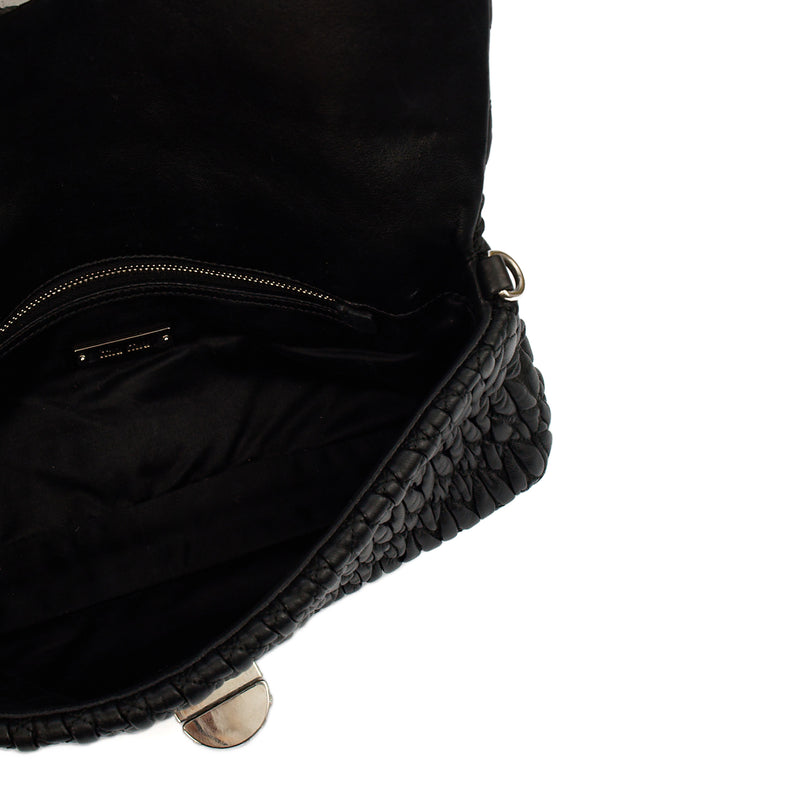 Picture of Miu Miu Clutch Shoulder Bag in Black, Leather