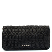 Picture of Miu Miu Clutch Shoulder Bag in Black, Leather