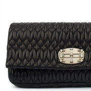 Picture of Miu Miu Clutch Shoulder Bag in Black, Leather