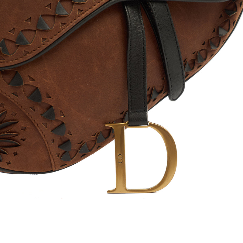 Picture of Christian Dior Shoulder Bag Saddle Bag in Brown, Leather