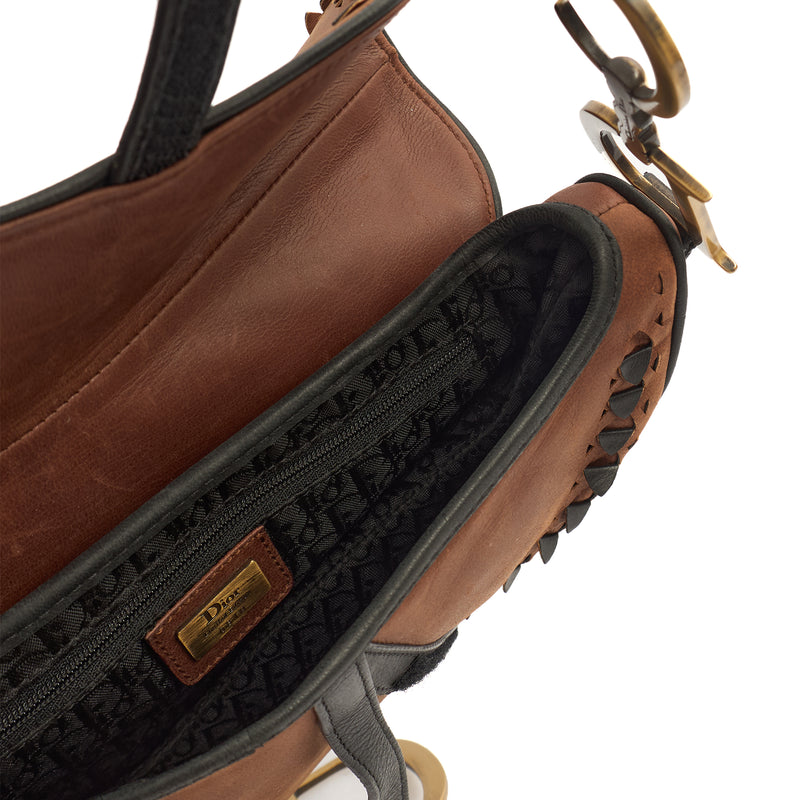 Picture of Christian Dior Shoulder Bag Saddle Bag in Brown, Leather