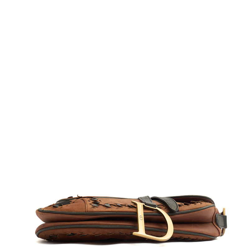 Picture of Christian Dior Shoulder Bag Saddle Bag in Brown, Leather