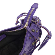 Picture of Balenciaga Shoulder Bag Le Cagole S in Purple, Leather
