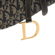 Picture of Christian Dior Shoulder Bag Saddle Bag in Blue, Dior Oblique Embroidery