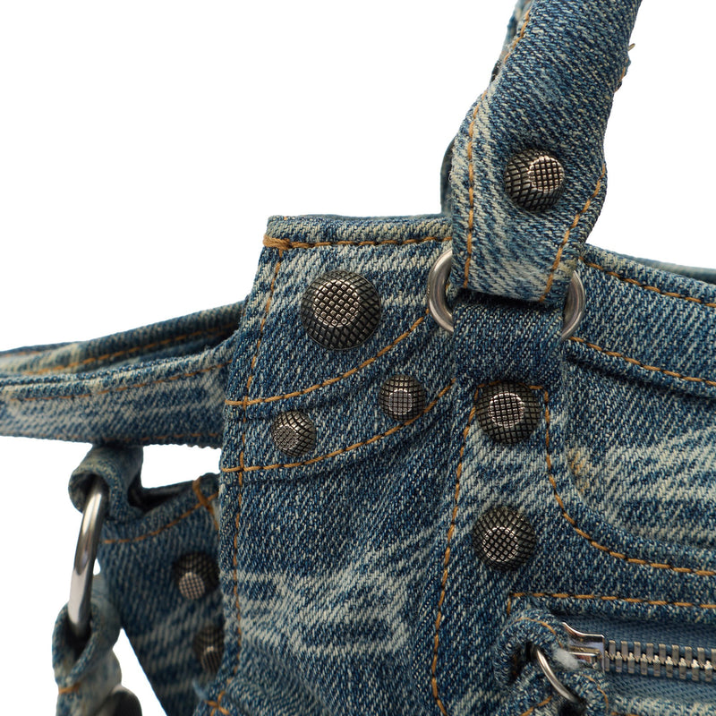 Picture of Balenciaga Mini Bag Neo Cagole XS in Blue, Canvas