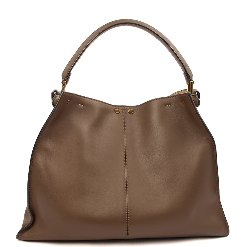 Picture of Fendi Tote Peekaboo - Large in Brown, Leather