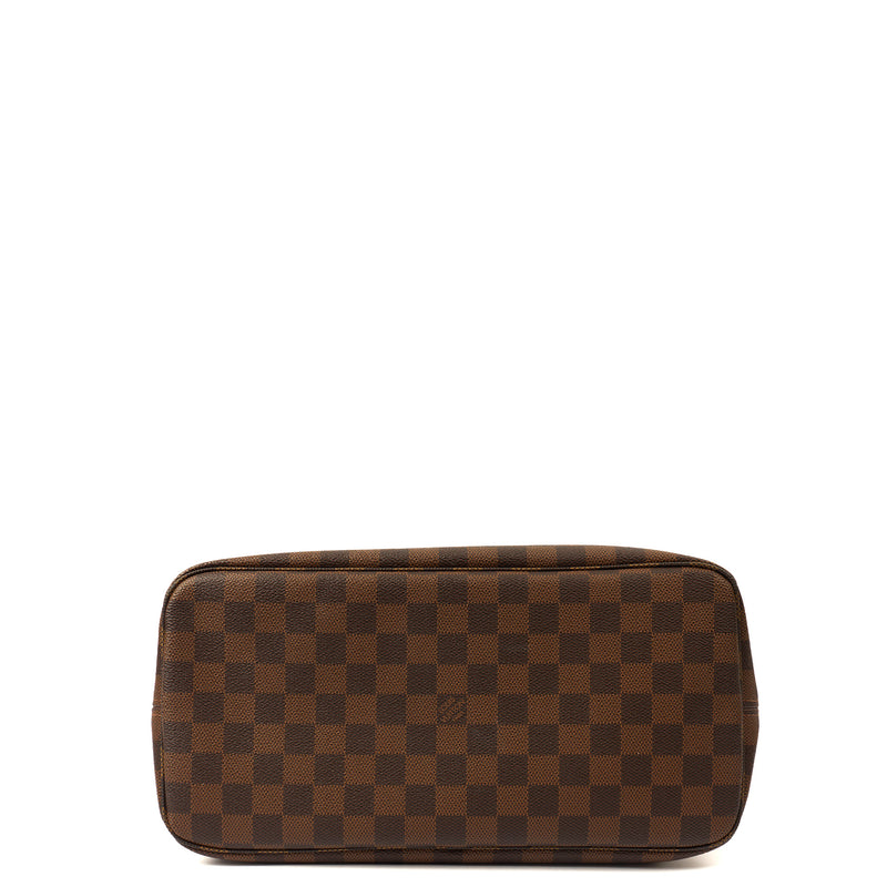 Picture of Louis Vuitton Tote Neverfull MM in Damier Ebene, Leather