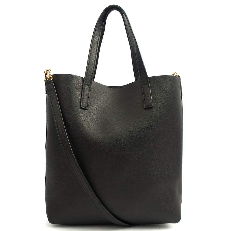 Picture of Saint Laurent Tote Shopping Toy in Black, Calfskin Leather