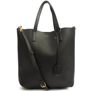 Picture of Saint Laurent Tote Shopping Toy in Black, Calfskin Leather