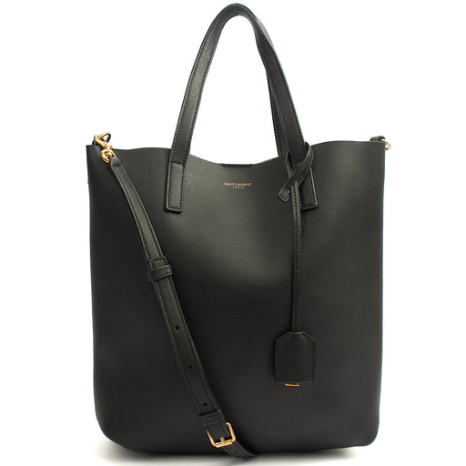 Picture of Saint Laurent Tote Shopping Toy in Black, Calfskin Leather