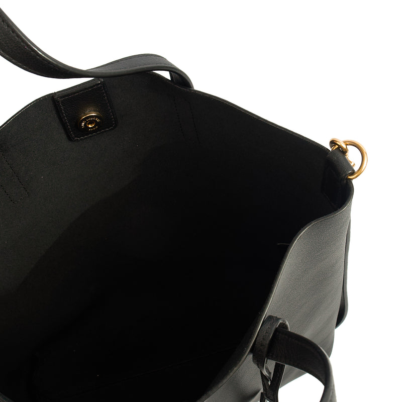Picture of Saint Laurent Tote Shopping Toy in Black, Calfskin Leather