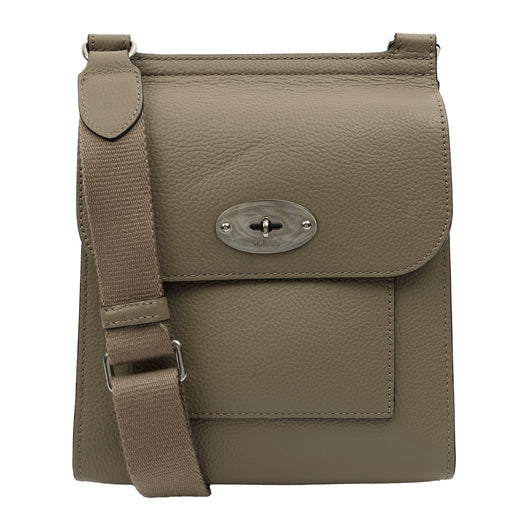 Picture of Mulberry Cross Body Antony - Small in Solid Grey, Calfskin Leather
