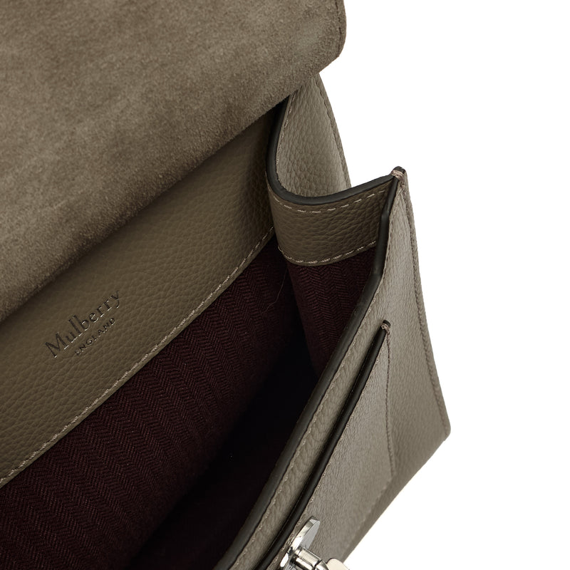 Picture of Mulberry Cross Body Antony - Small in Solid Grey, Calfskin Leather