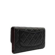 Picture of Chanel Purse Flap Wallet in Black, Lambskin Leather
