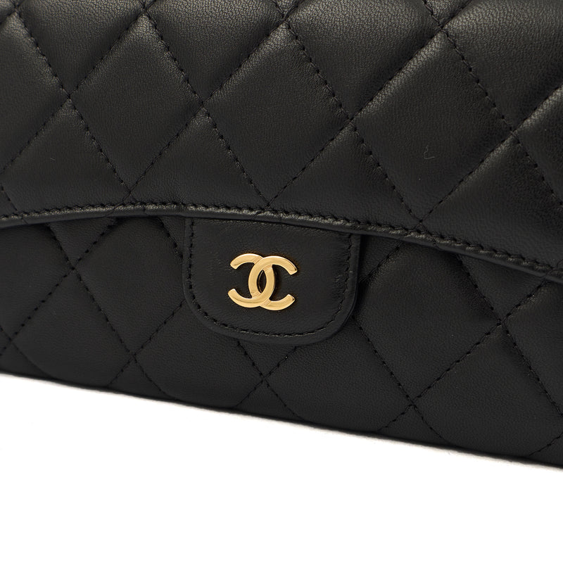 Picture of Chanel Purse Flap Wallet in Black, Lambskin Leather