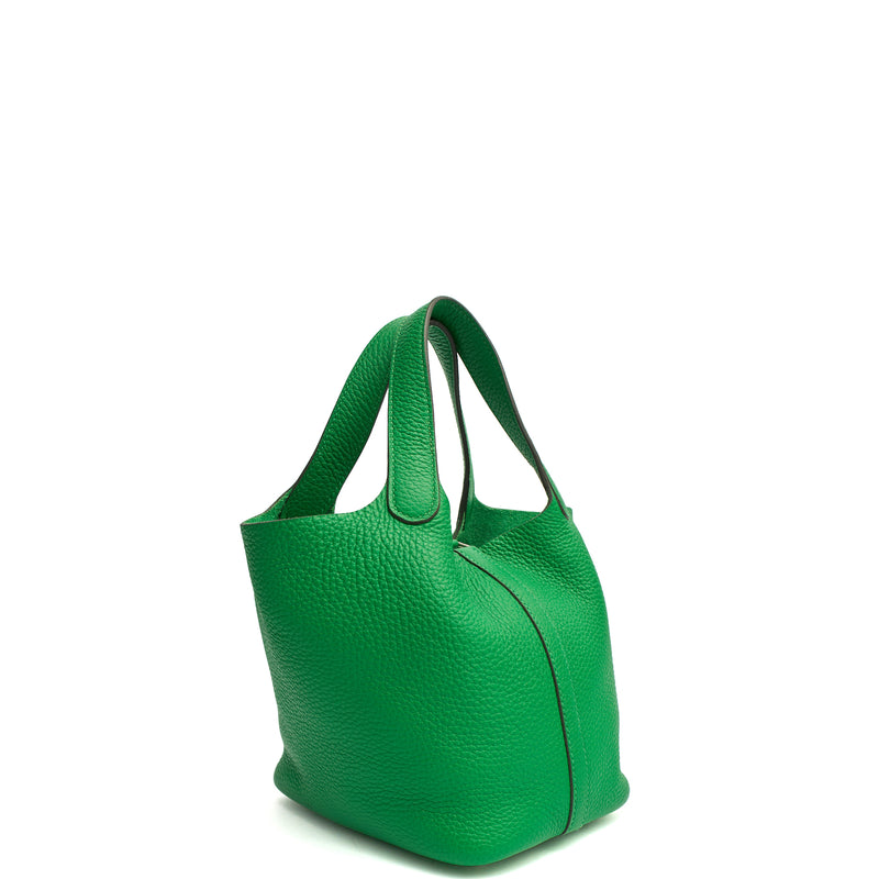 Picture of Hermes Tote Picotin 18 in Bambou, Clemence Leather