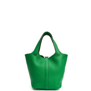 Picture of Hermes Tote Picotin 18 in Bambou, Clemence Leather