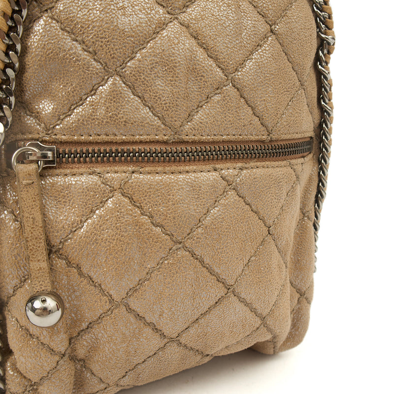 Picture of Stella McCartney Backpack Falabella Go Backpack in Metallic, Vegan Leather