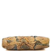 Picture of Anya Hindmarch Clutch Clutch in Neutral, Python Leather