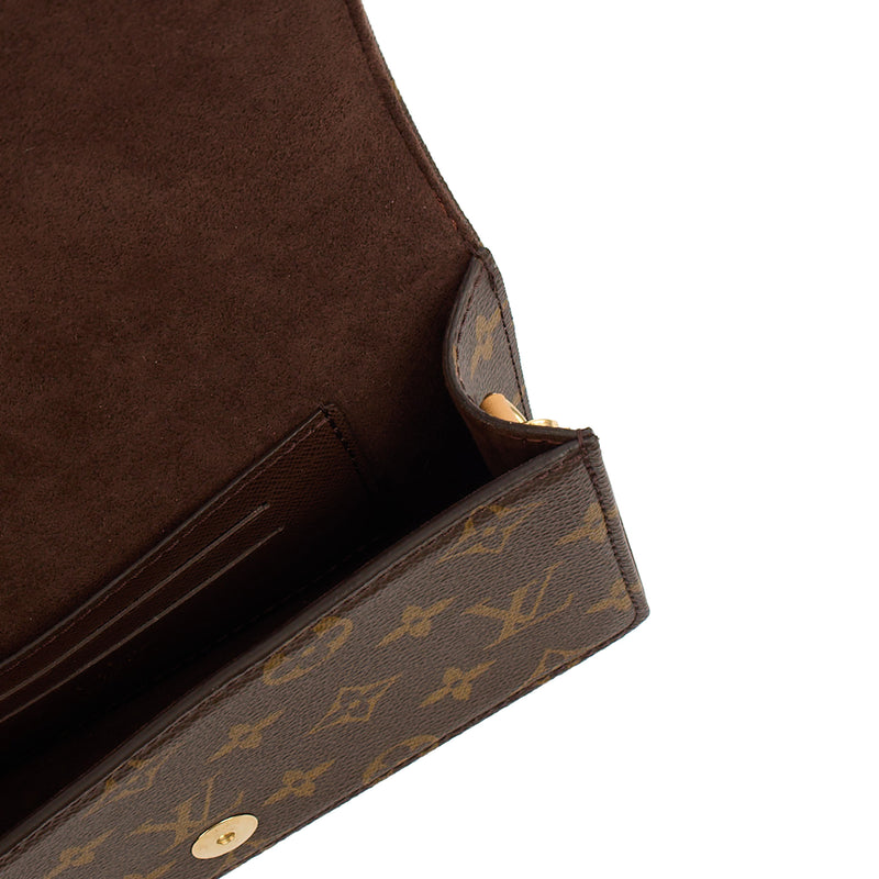 Picture of Louis Vuitton Cross Body Lily Wallet on Chain in Monogram, Canvas