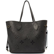 Picture of Louis Vuitton Tote Neverfull MM in Black, Empreinte Leather